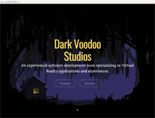 Tablet Screenshot of darkvoodoostudios.com